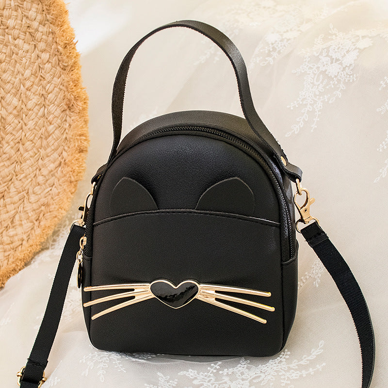 Wholesale Cute Cat PU Mini Backpack